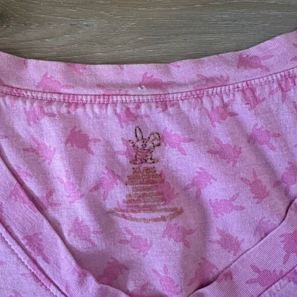 Happy Bunny Wake Me When The Boring Stops Pink Shirt Size XL Scene Emo Goth Y2K - Picture 4 of 6
